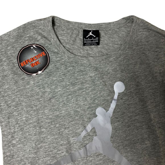 Air Jordan Girls 5 Gray Reflective Ink Jumpman 4-5 Yrs Old Sporty - Picture 3 of 13